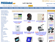 Tablet Screenshot of posglobal.com